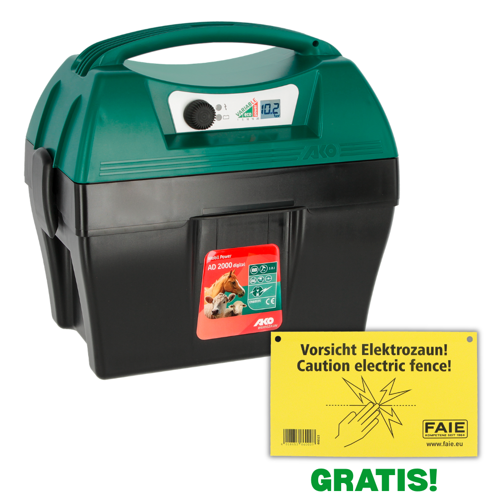 Electrificateur Mobil Power AD 2000 digital - 12 V