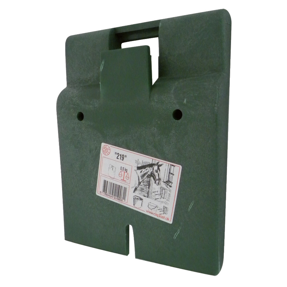 Mur de seau à dos plat suspendu