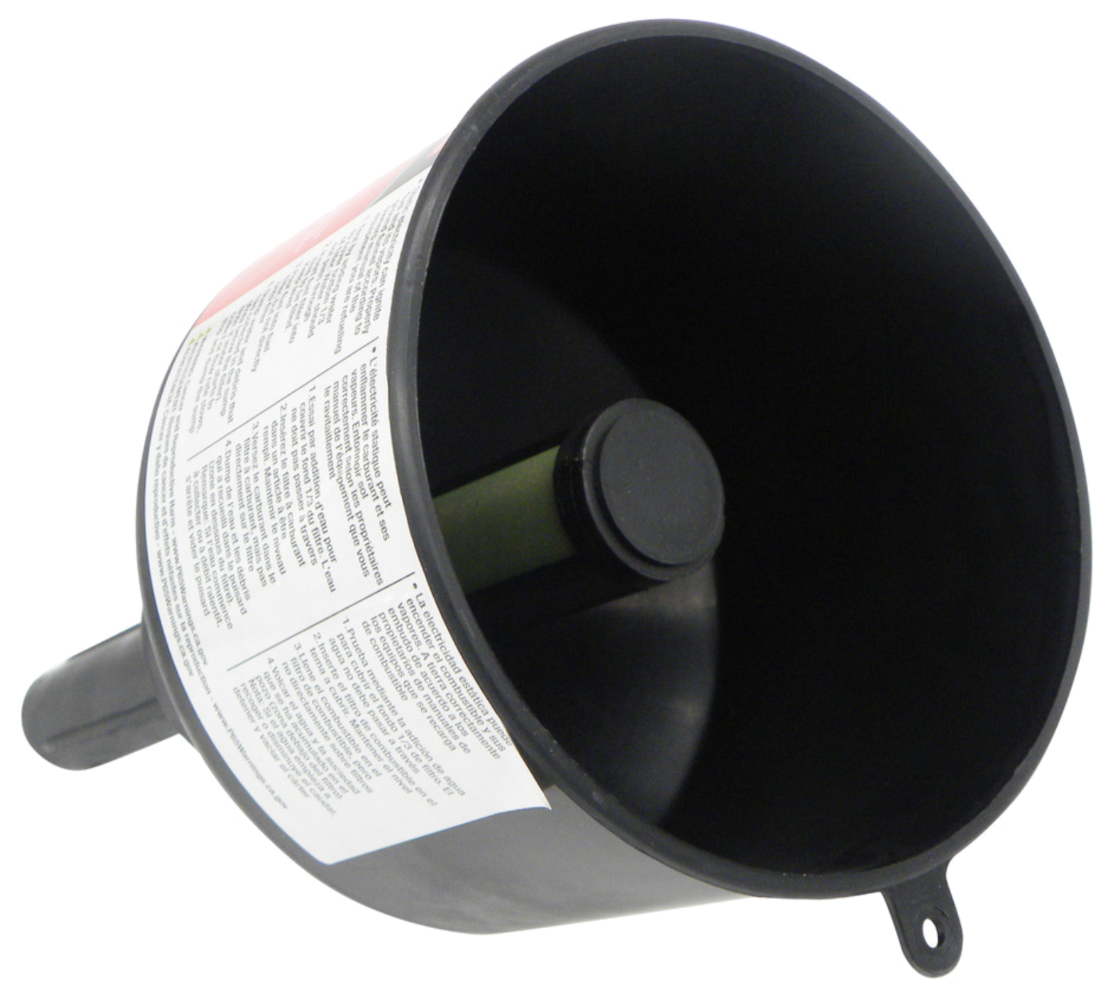 Entonnoir avec filtre et séparateur d'eau 19 l/min