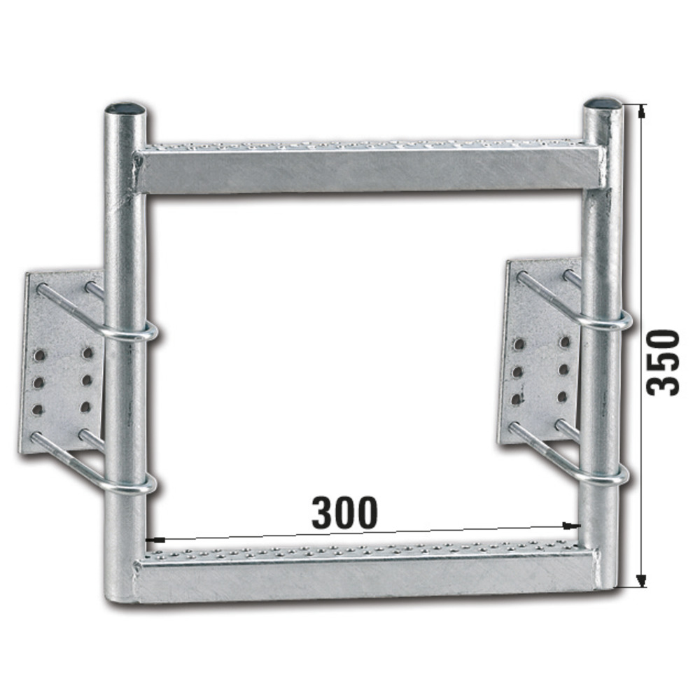 Accès par timon galvanisé