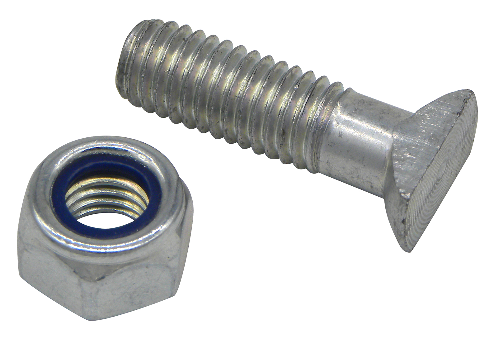 Vis à tête plate M8x28mm, vis à tête fraisée à trou ovale adaptée à Bucher & Reform
