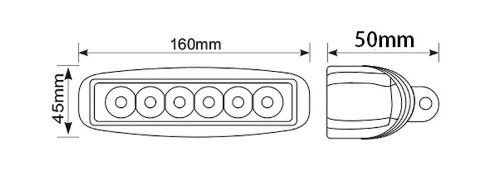 LED-Lichtbalken 10-30V 2500lm