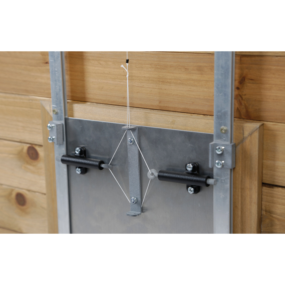 Selbstverriegelung für automatische Hühnertür