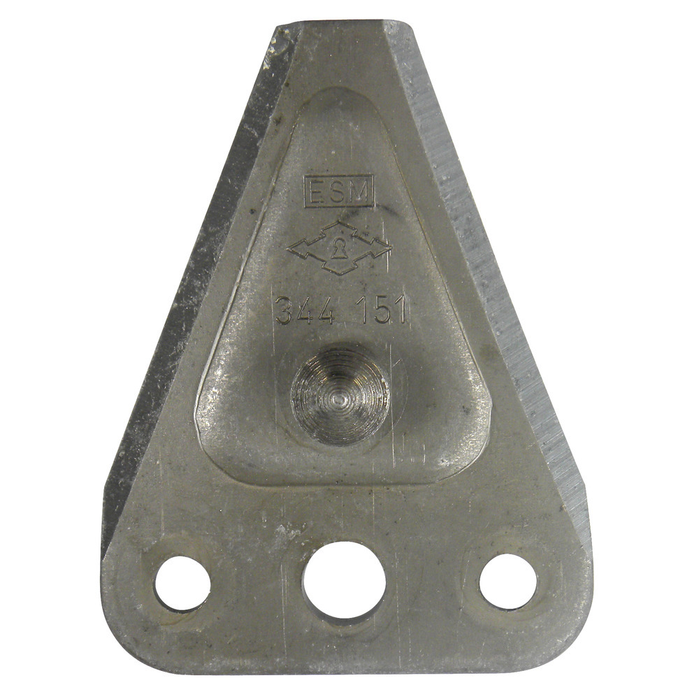 Lame avec bouton pour faucheuse à double lame Busatis