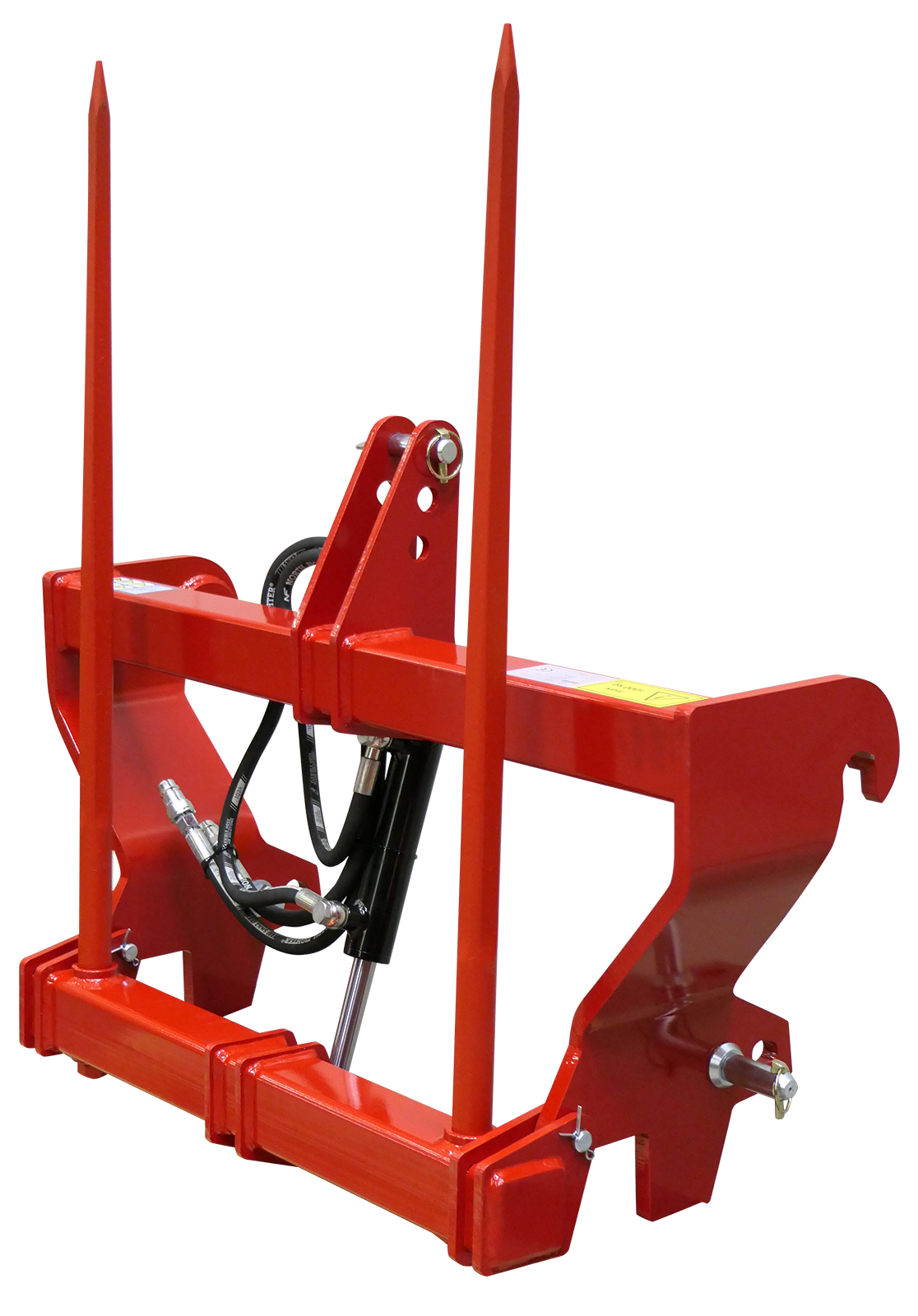 Ballengabel hydraulisch klappbar mit Dreipunkt- und EURO-Aufnahme