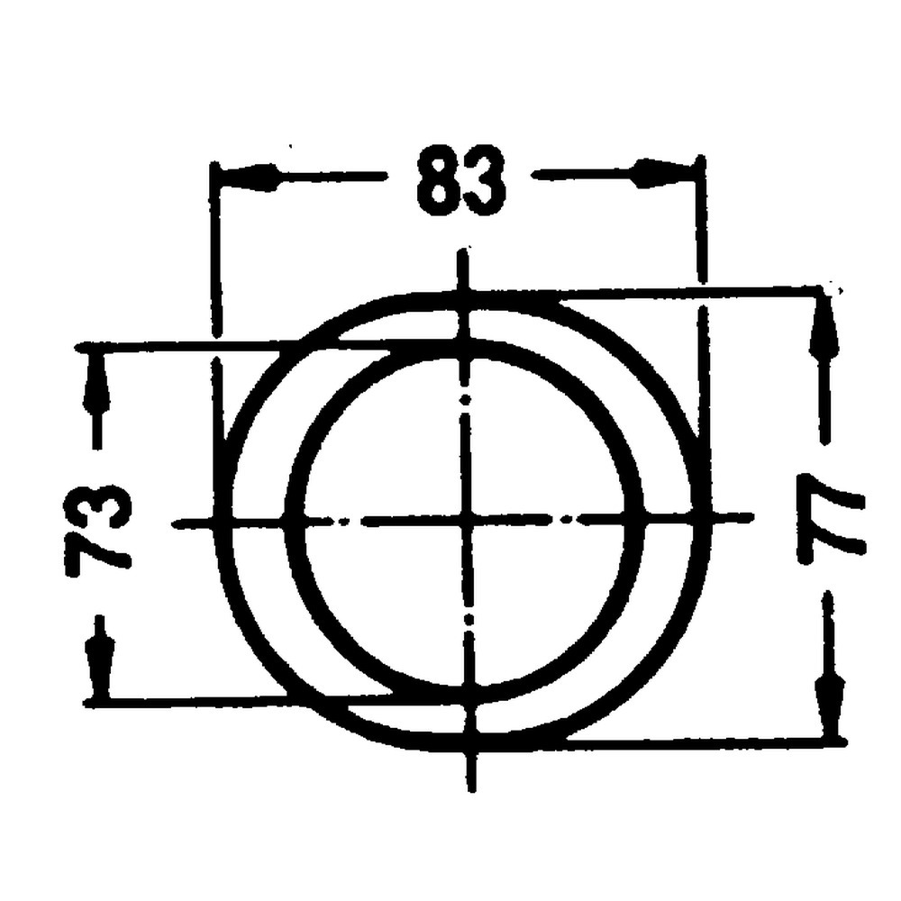 Gelenkwellen-Schutzhälfte SD25 innen