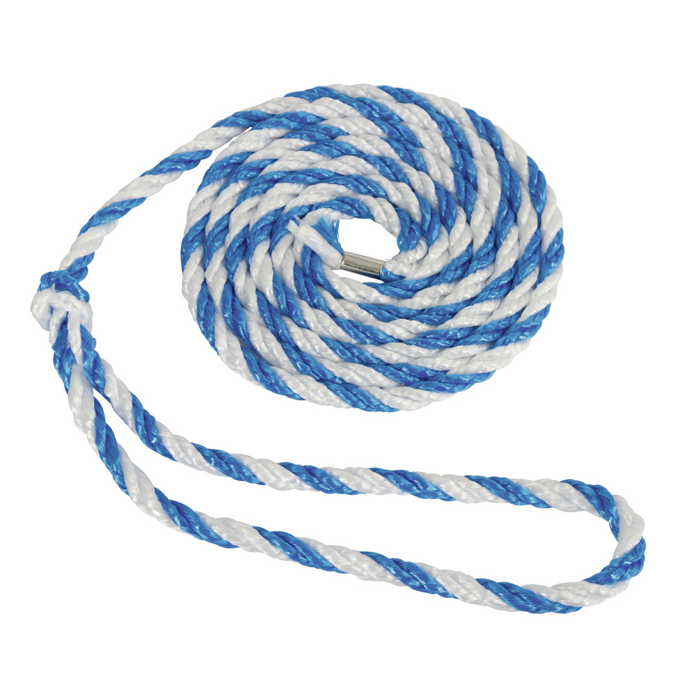 Viehtransportstrick blau-weiß, große Schlaufe