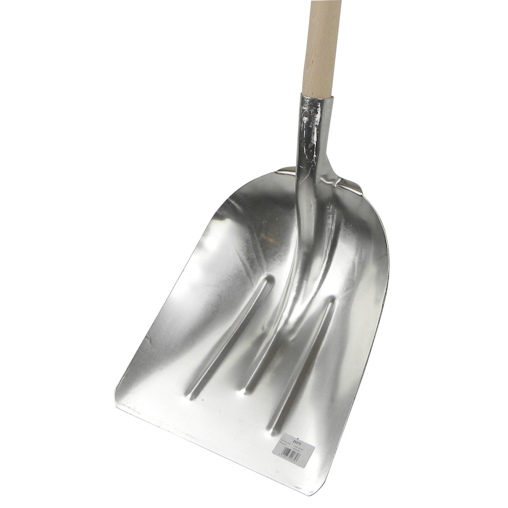 Pelle à grains en aluminium sans manche