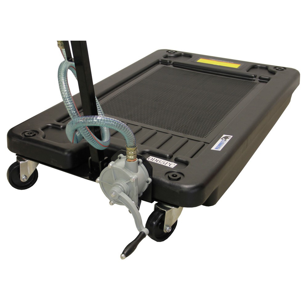 Auffangwanne Öl mobil, mit Handpumpe