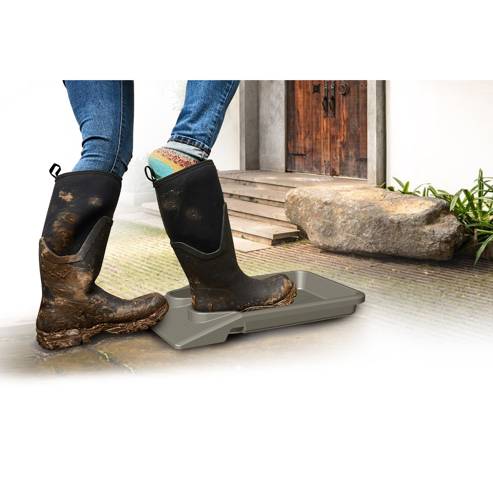 Ausziehwanne für Schuhe + Stiefel