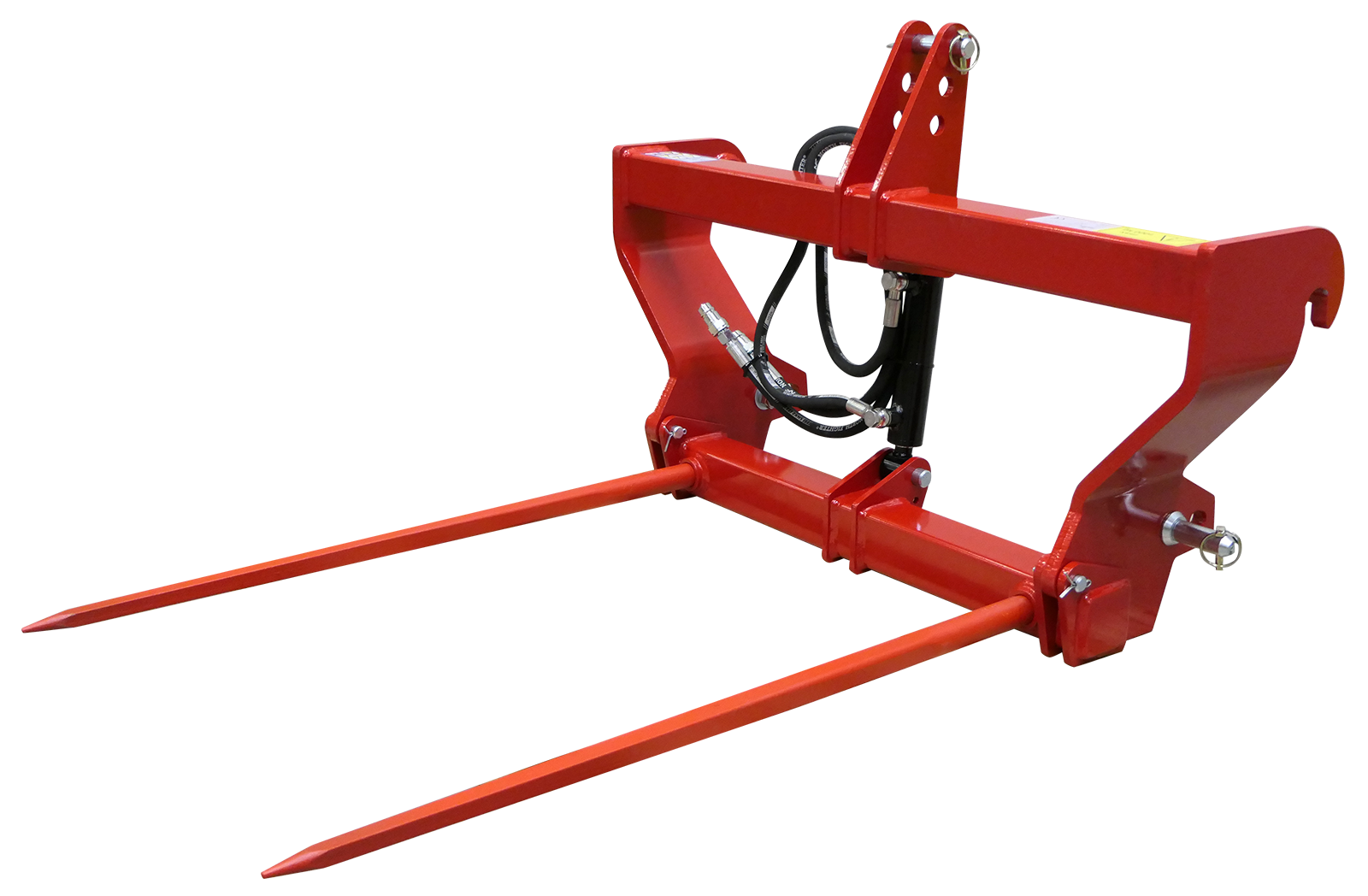 Ballengabel hydraulisch klappbar mit Dreipunkt- und EURO-Aufnahme