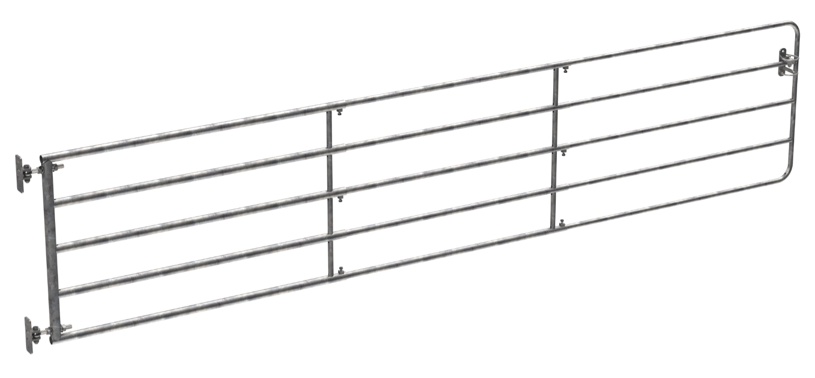 Portail de pâturage 1,7 - 4 m, réglable en 3 points