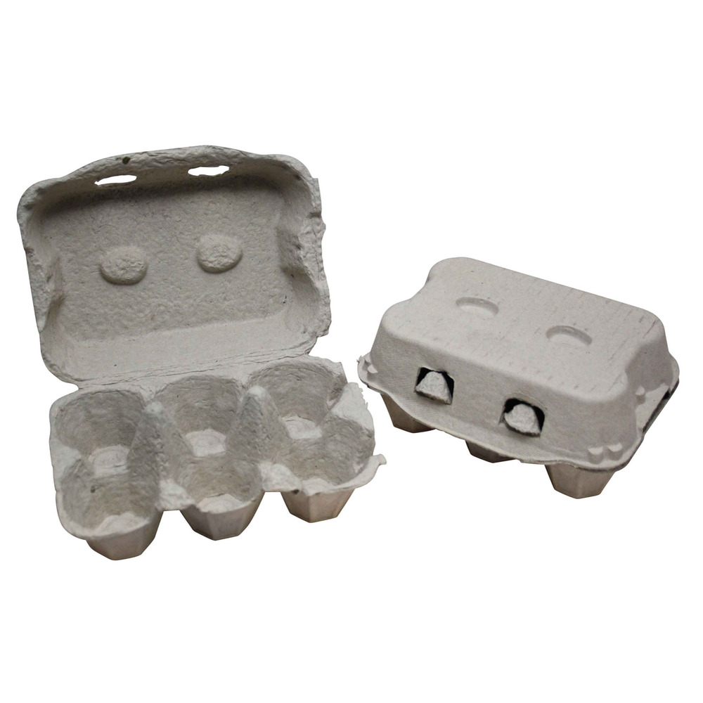 Boîte de 6 œufs grise