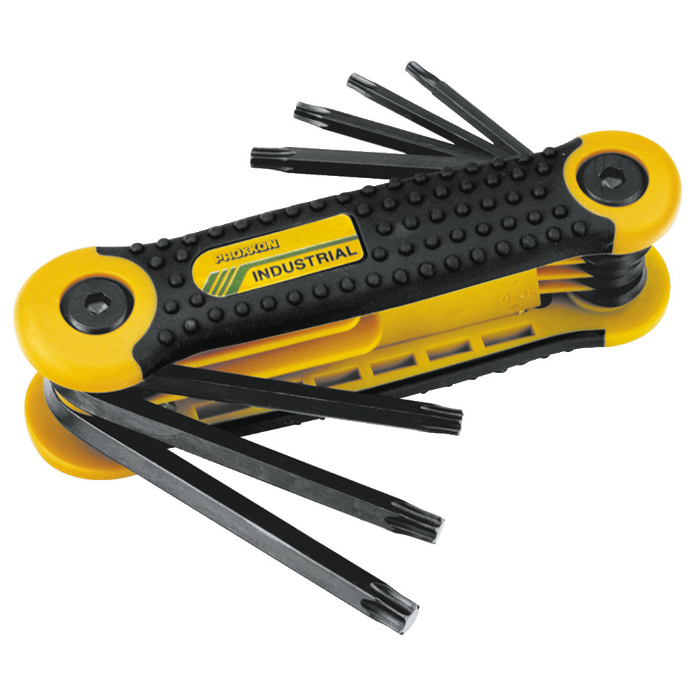 Jeu de clés Torx, 8 pièces.