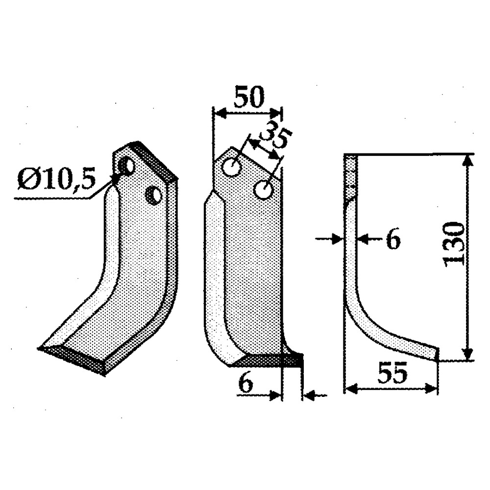 Couteau à archet adapté aux Breviglieri