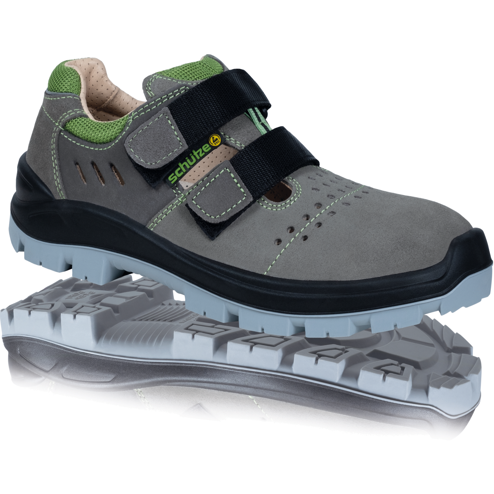  Chaussure basse SI Sportiv S1-PL ESD SA avec fermeture velcro 