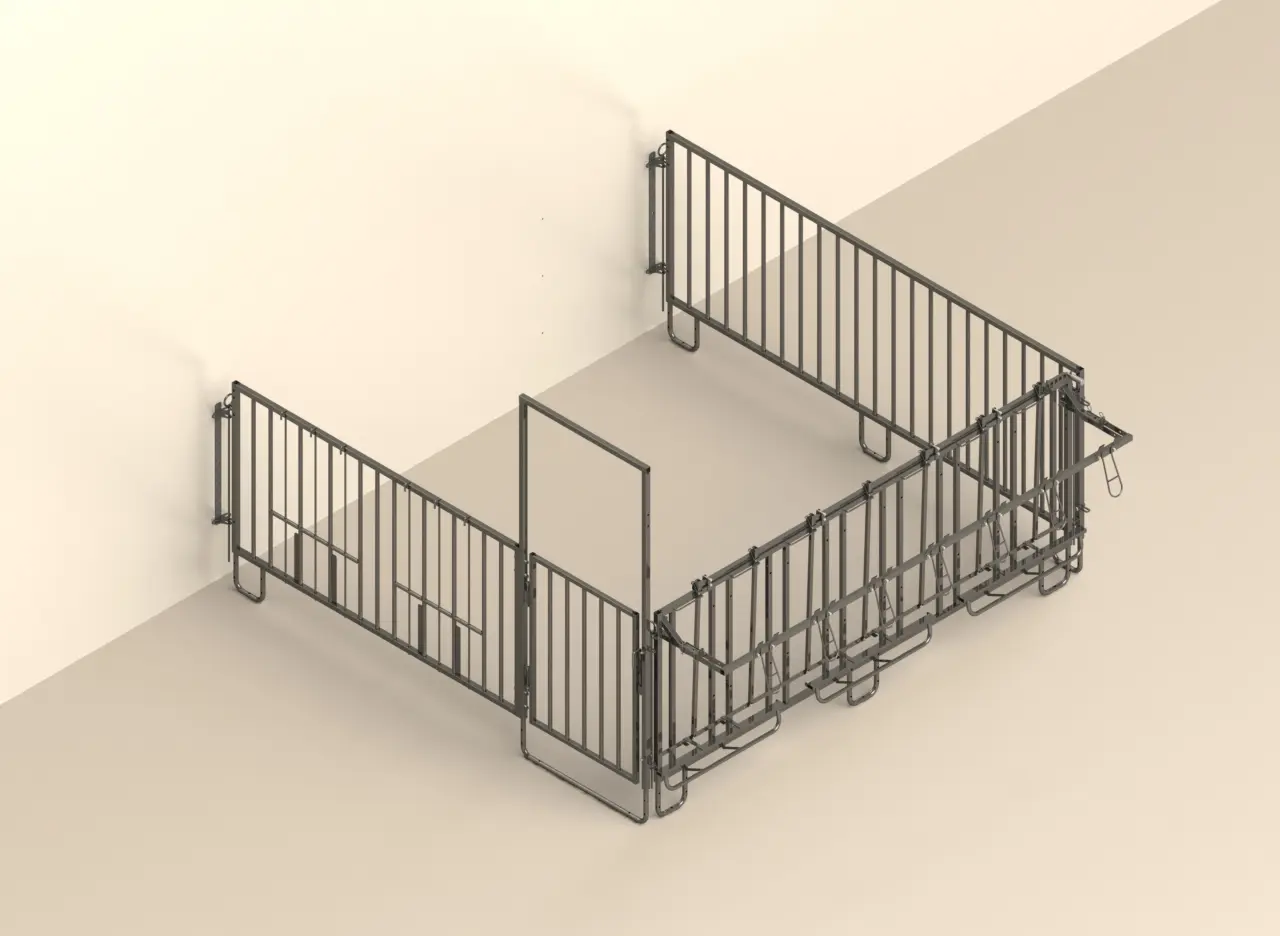 Stabulation modulaire - Kit individuel pour 5 veaux