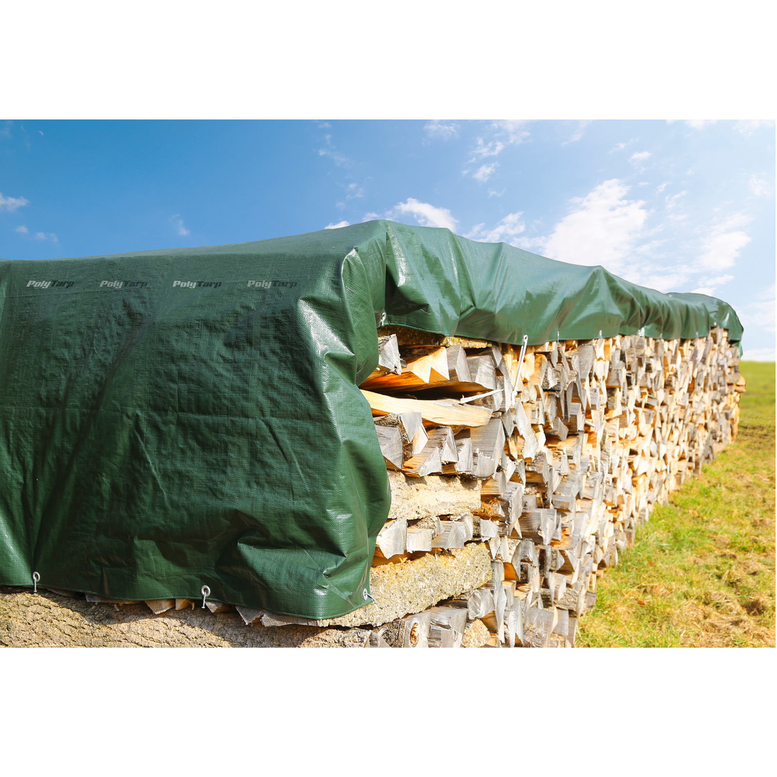 Holz-Abdeckplane Profi