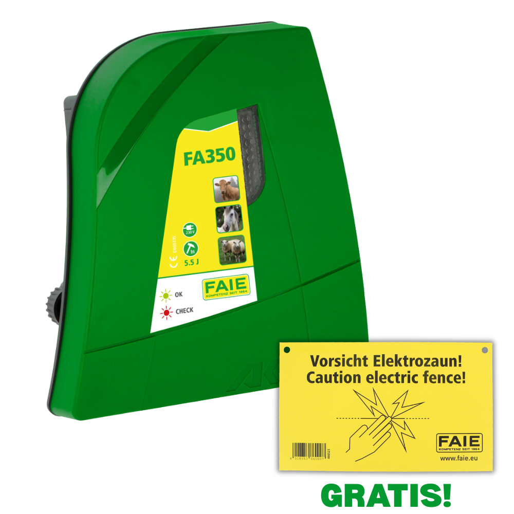 Électrificateur de clôture électrique FA350 - 230V