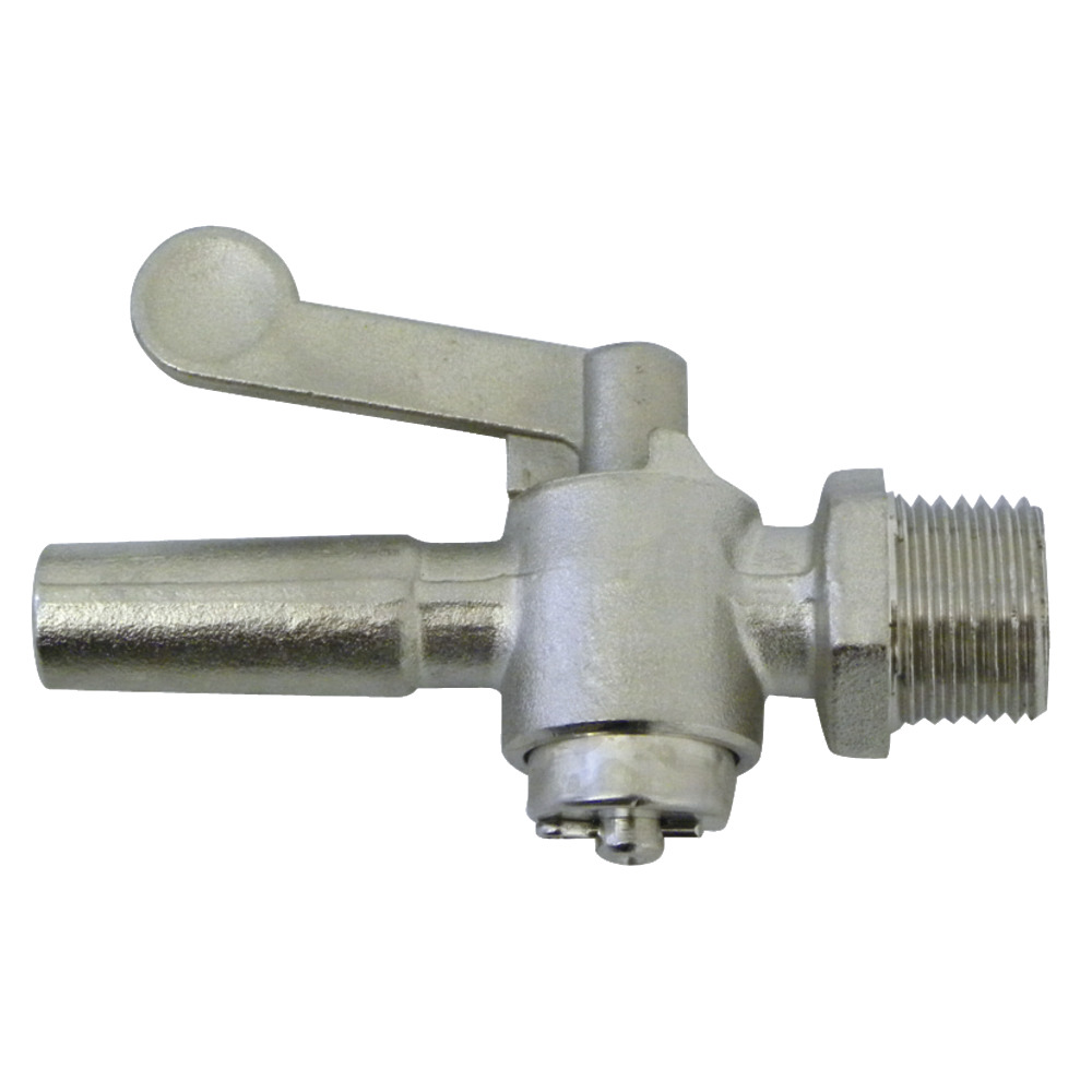 Vakuumhahn aus Messing, vernickelt