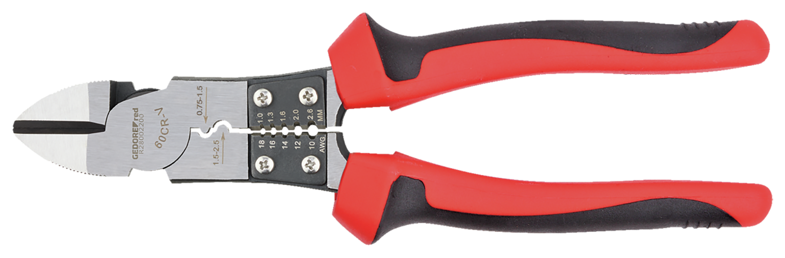 Pince coupante diagonale Multi Ged.Red 200 mm
