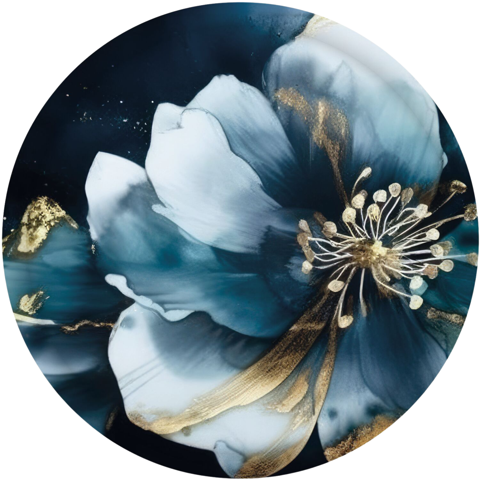 Einkochglas 6-tlg. Klatschmohn blau