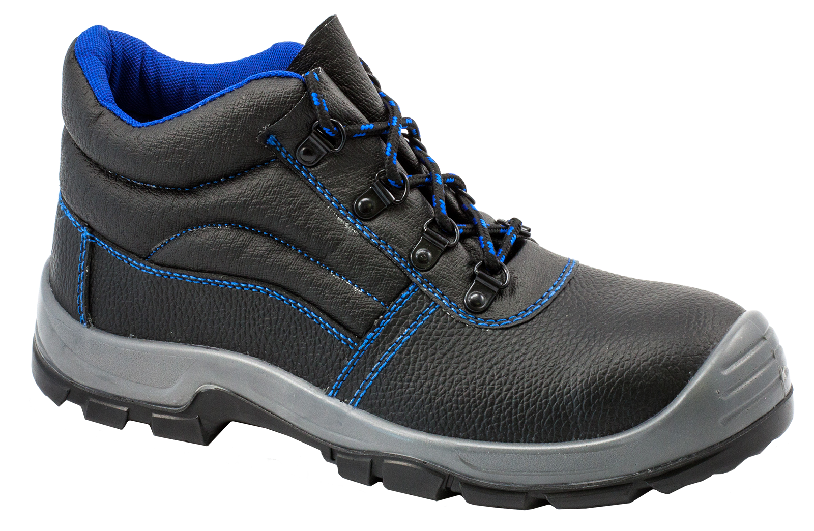 Sicherheitsstiefel-Arbeitsschuh Triest S3 schwarz/blau