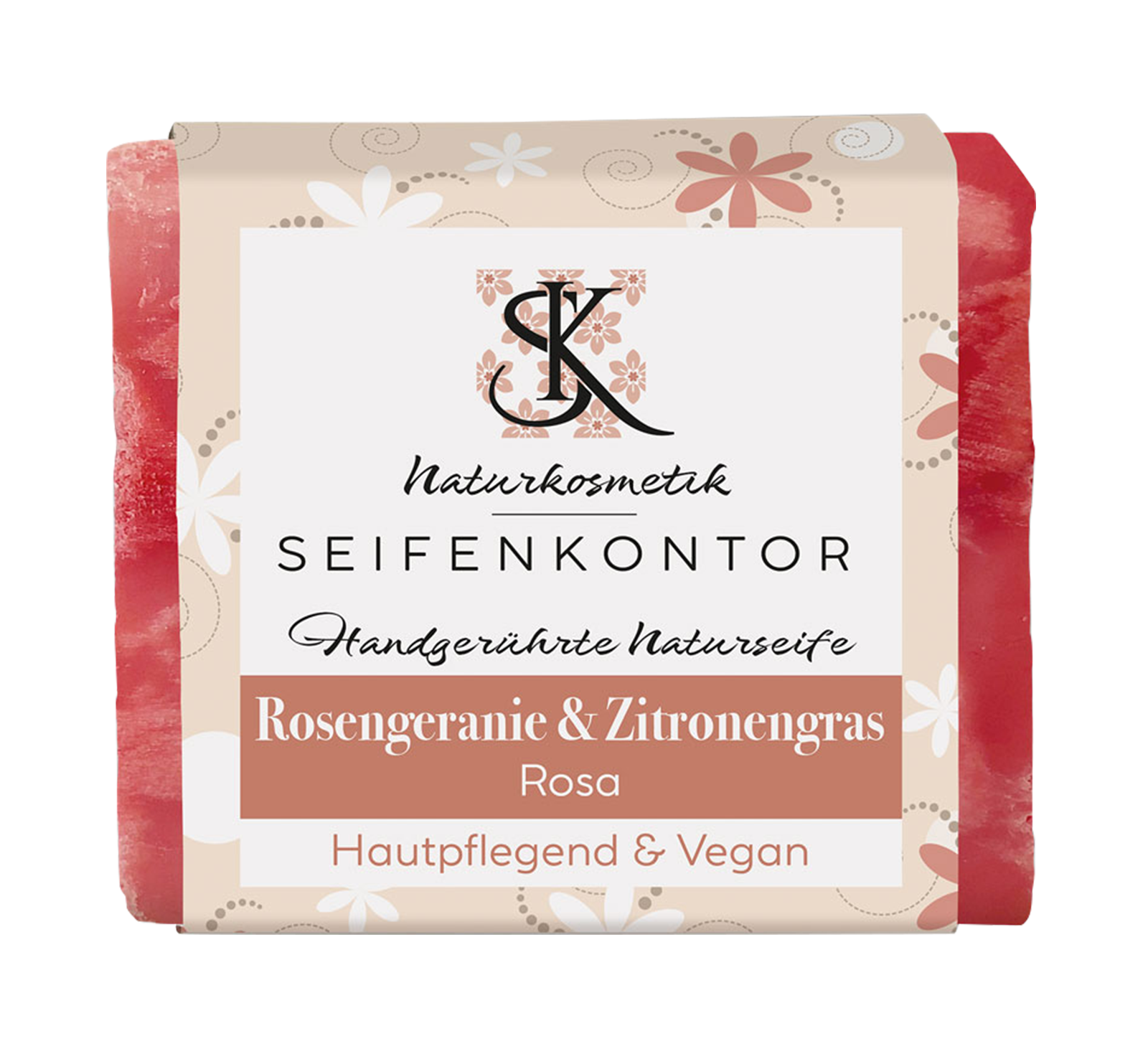 Savon naturel rose 90 g