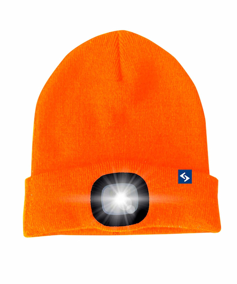 Kindermütze LED Malix blau