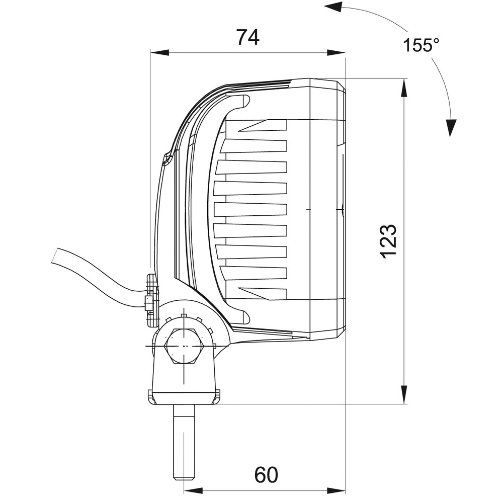 LED Arbeitsscheinwerfer S-WORK 2800