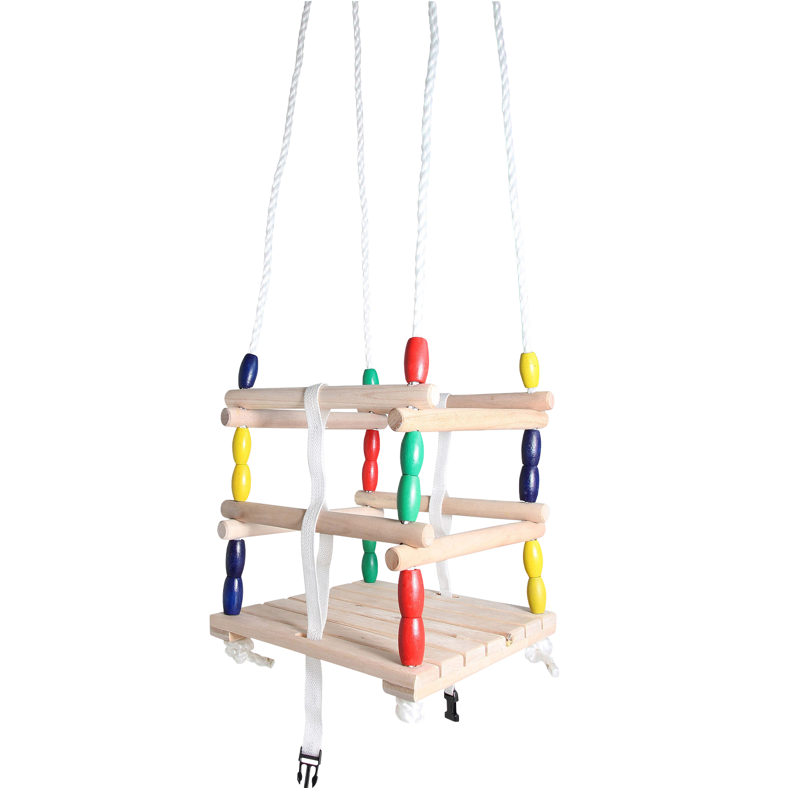 Grille en bois pour balançoire bébé