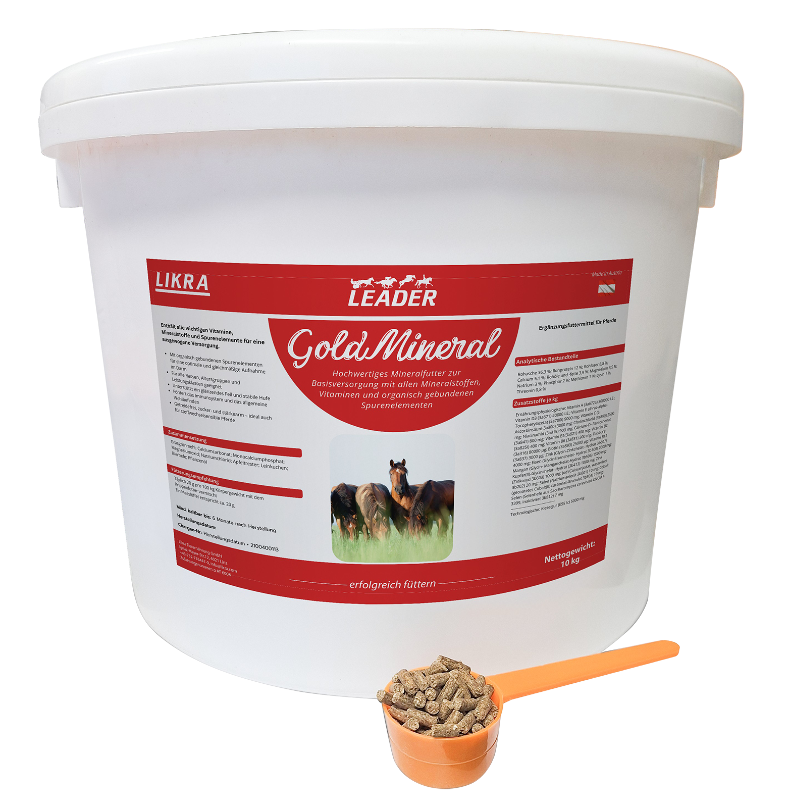 Pferdefutter Gold Mineral