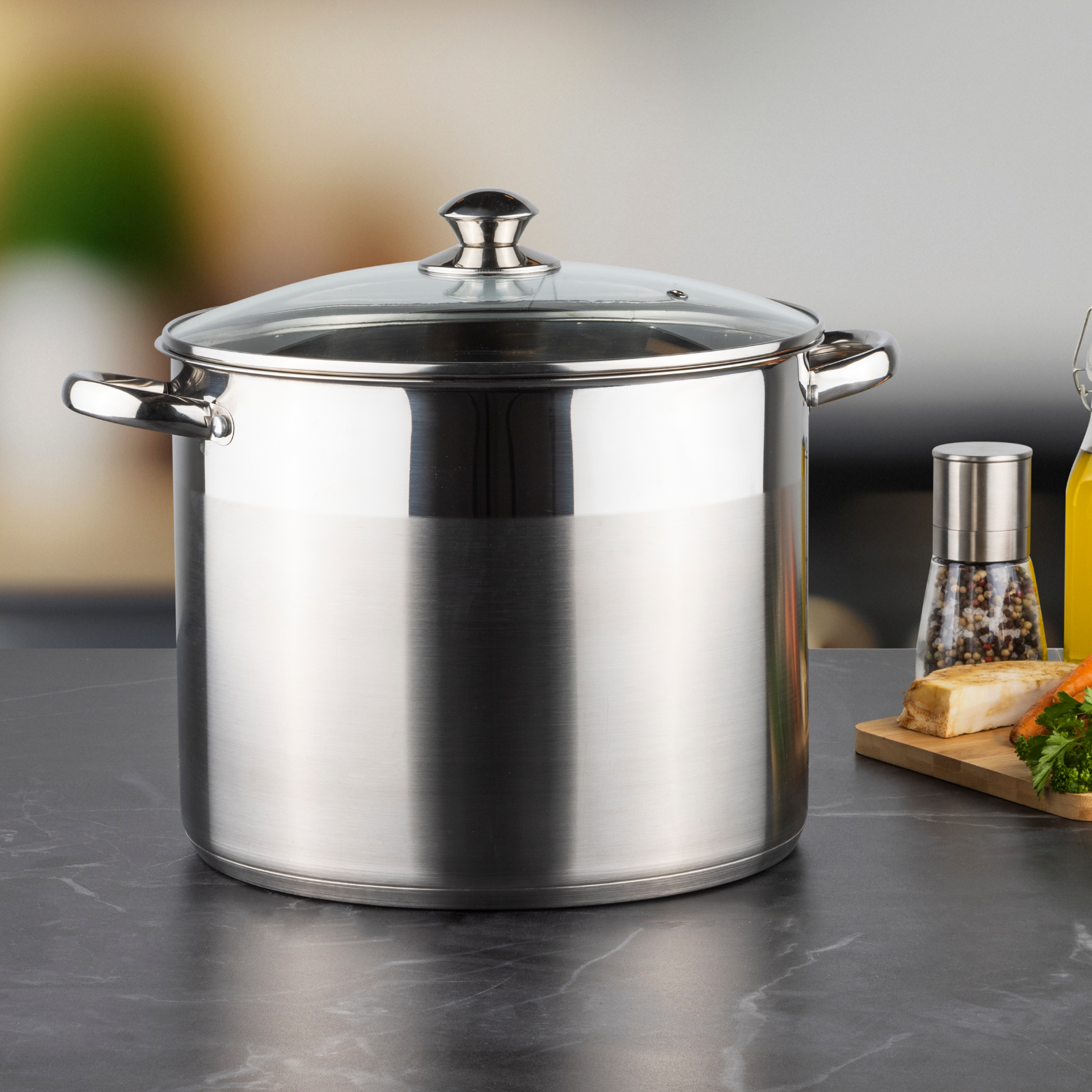 Topf mit Glasdeckel 14 Liter