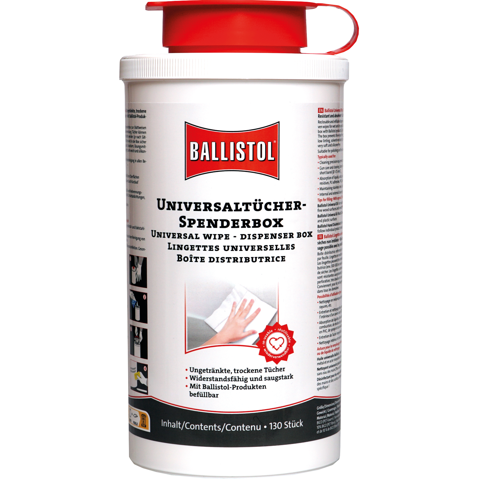 Lingettes universelles boîte distributrice    