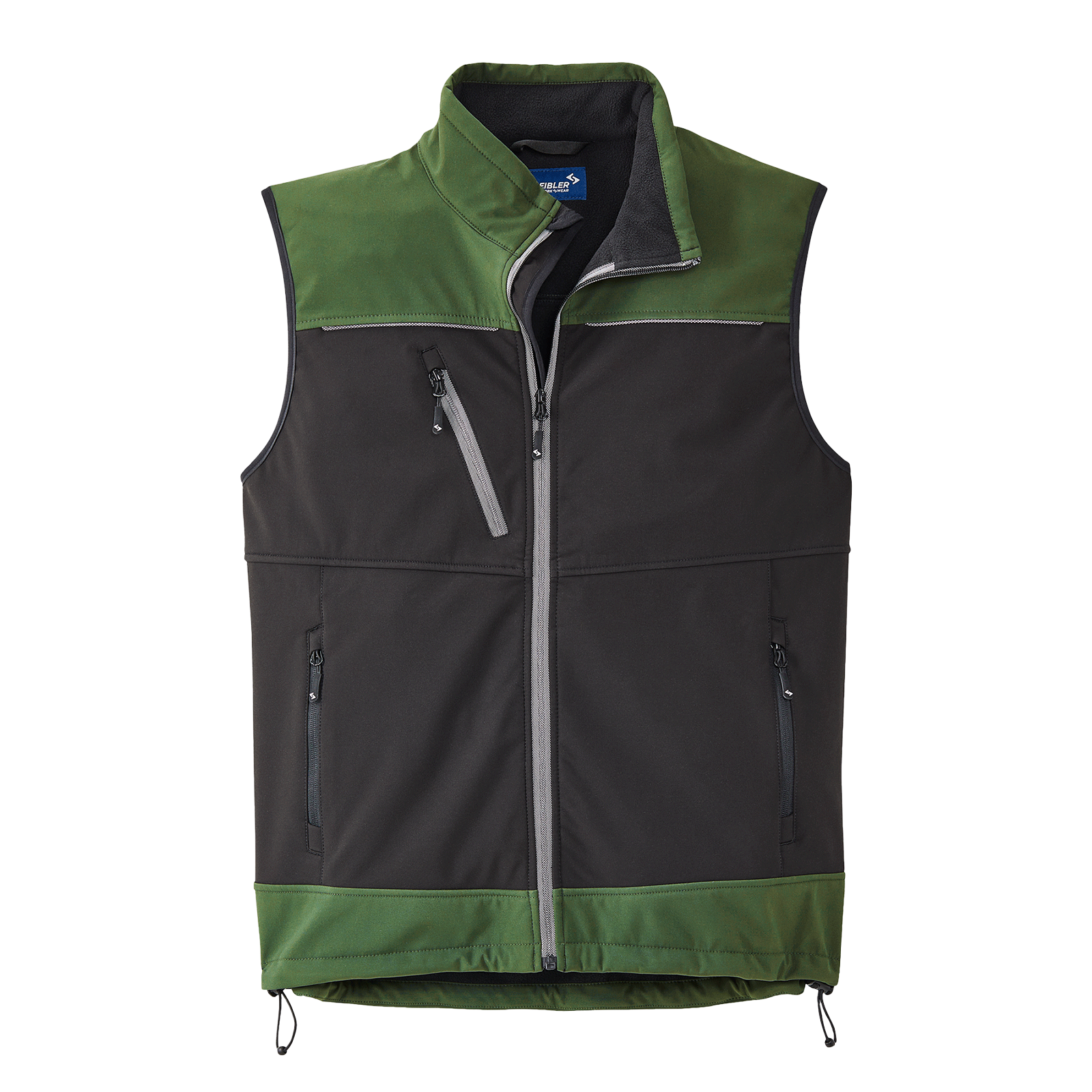 Gilet softshell Active noir/olive