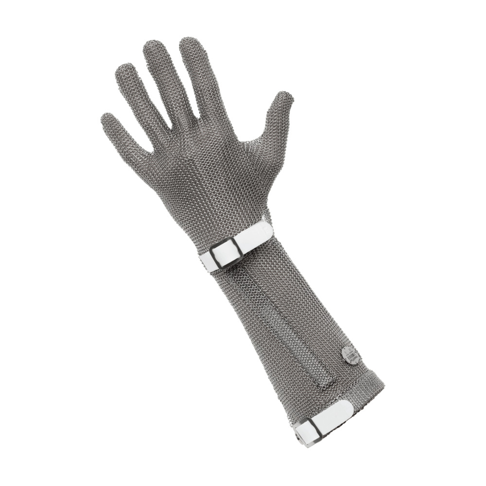 Stechschutzhandschuh mit langer Stulpe