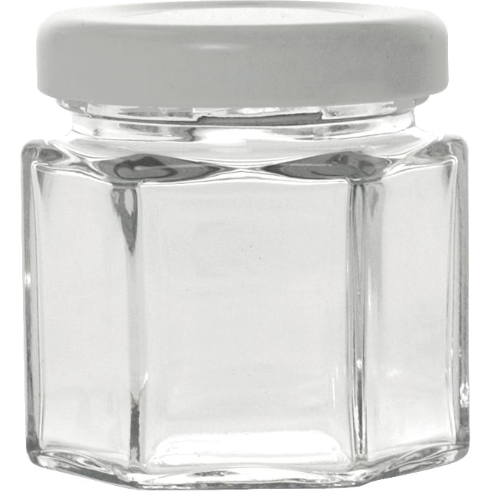 Mini pot à confiture de 12, hexagonal
