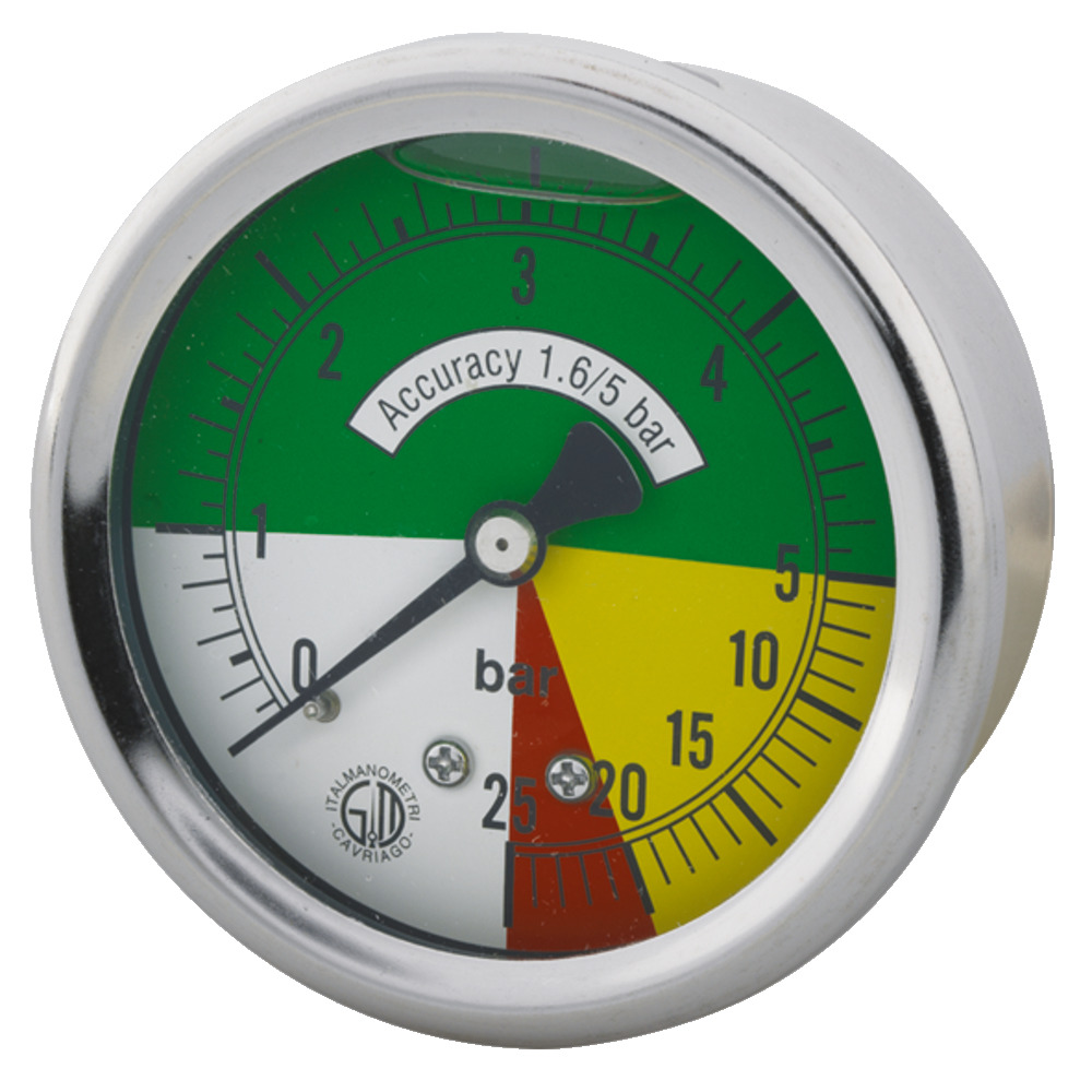 Glyzerinmanometer mit gespreitzter Skala