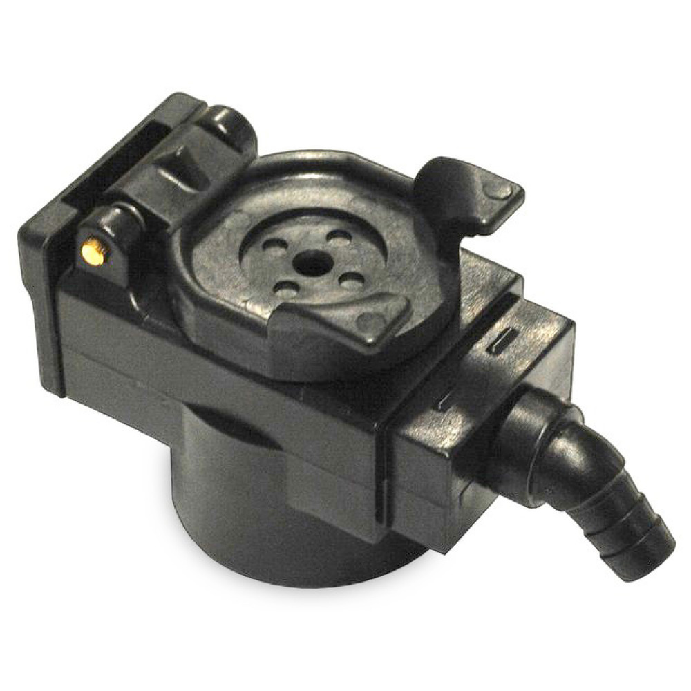 Boîtier d'huile à fuite plus rapide TARV simple avec cache-poussière et raccord de vidange d'huile à fuite à 45°
