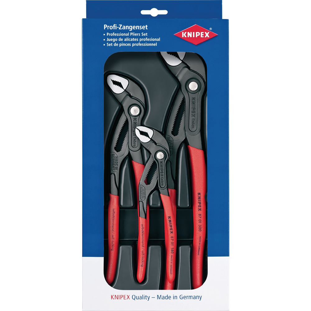 Zangen-Satz Knipex Cobra 3-tlg.