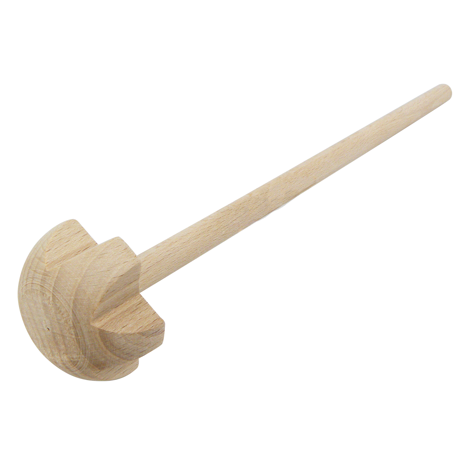 Barboteur avec tête en bois