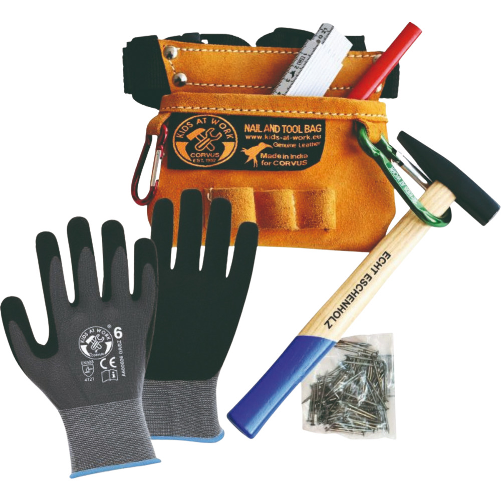 Ceinture à outils premium pour enfants, 8 pièces