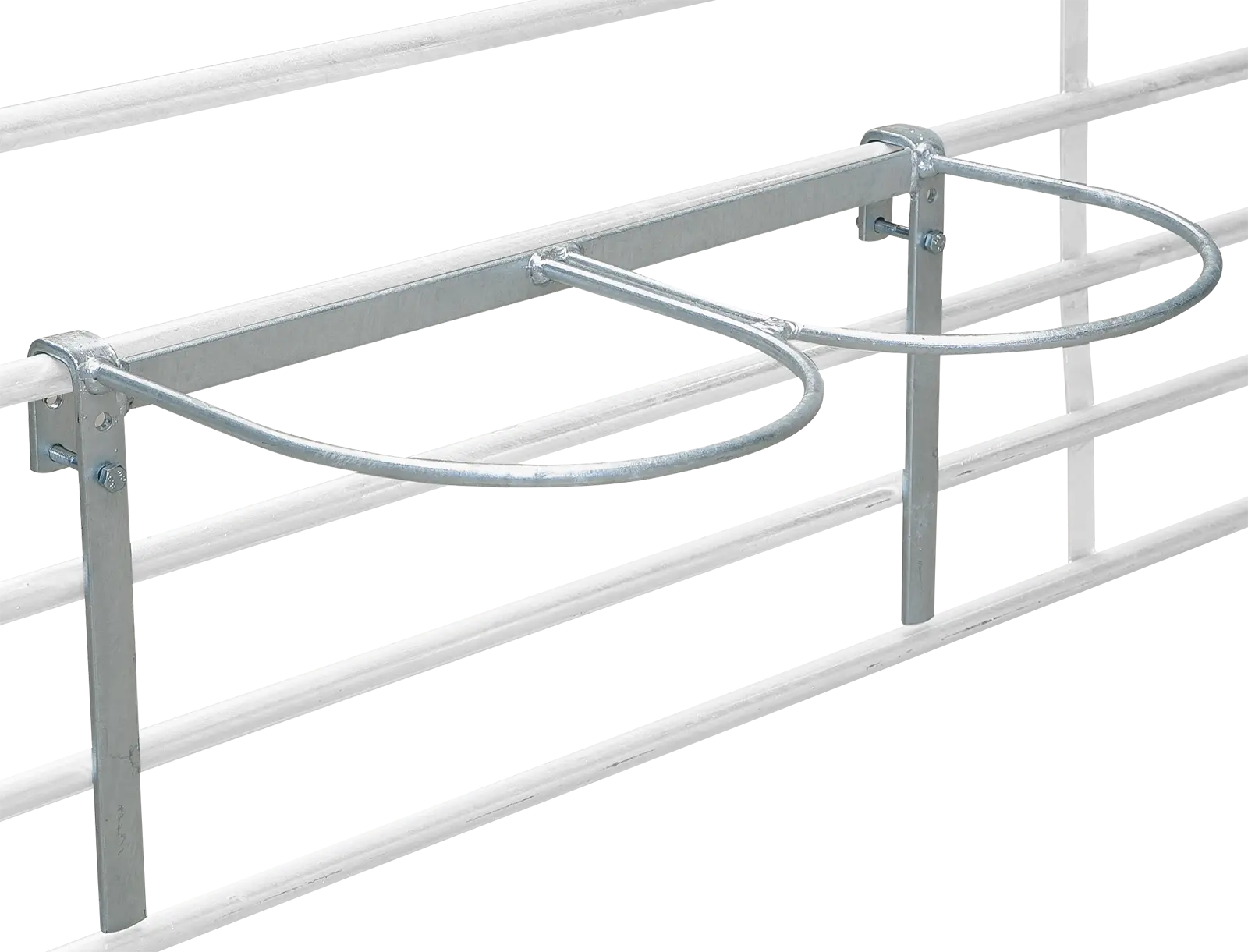 Porte-seau double pour panneaux + claies
