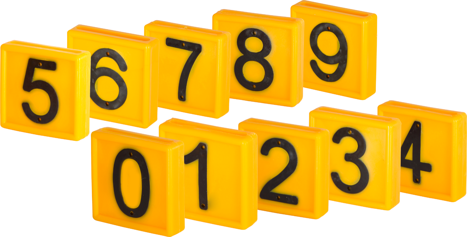 Nummernblock gelb 10 St.