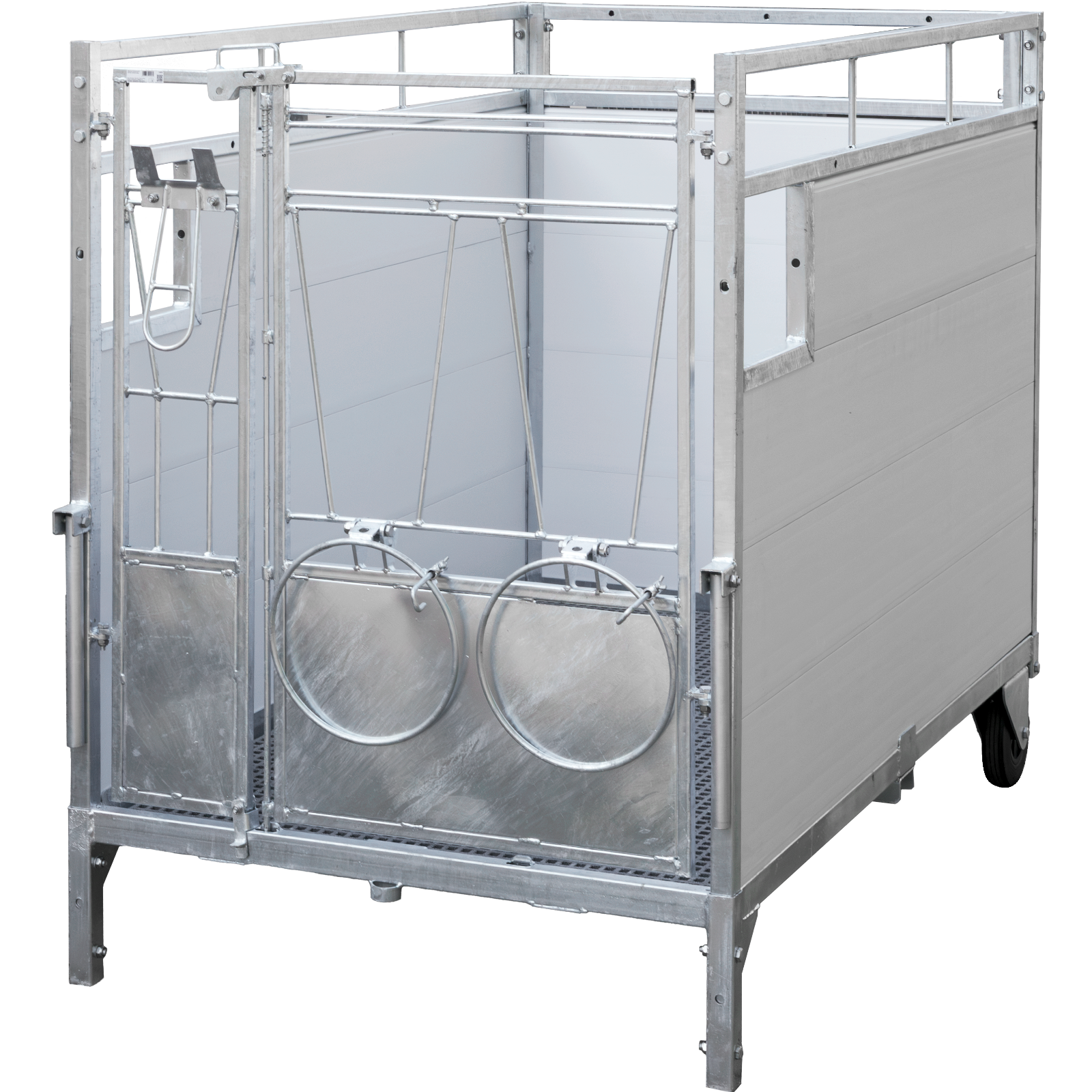 Grande boîte à veaux mobile