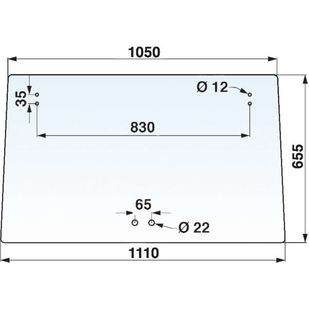 Couleur du pare-brise/clair