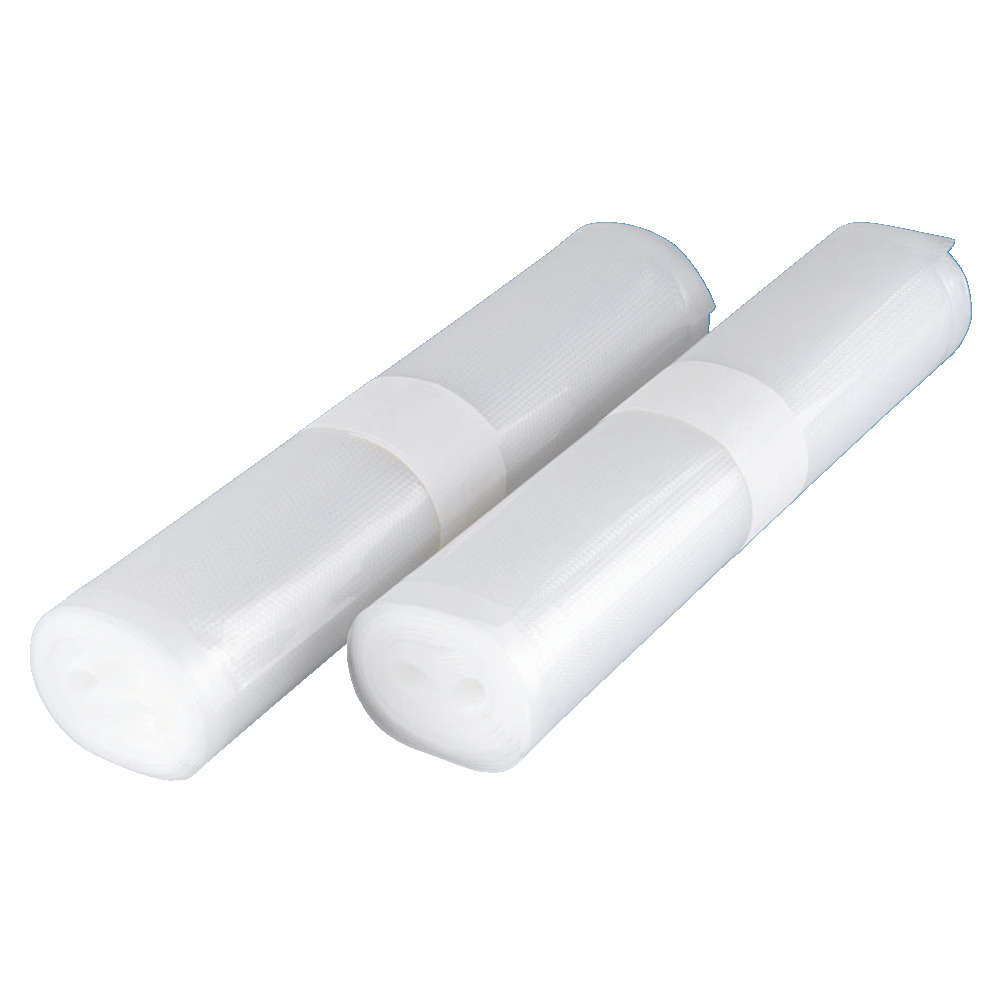 Rouleau de papier d'aluminium nervuré/rouleau de scellage sous vide (double paquet de 2 rouleaux)