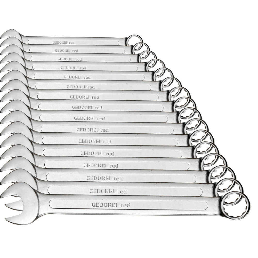 Jeu de clés mixtes, pouces, 16 pièces.