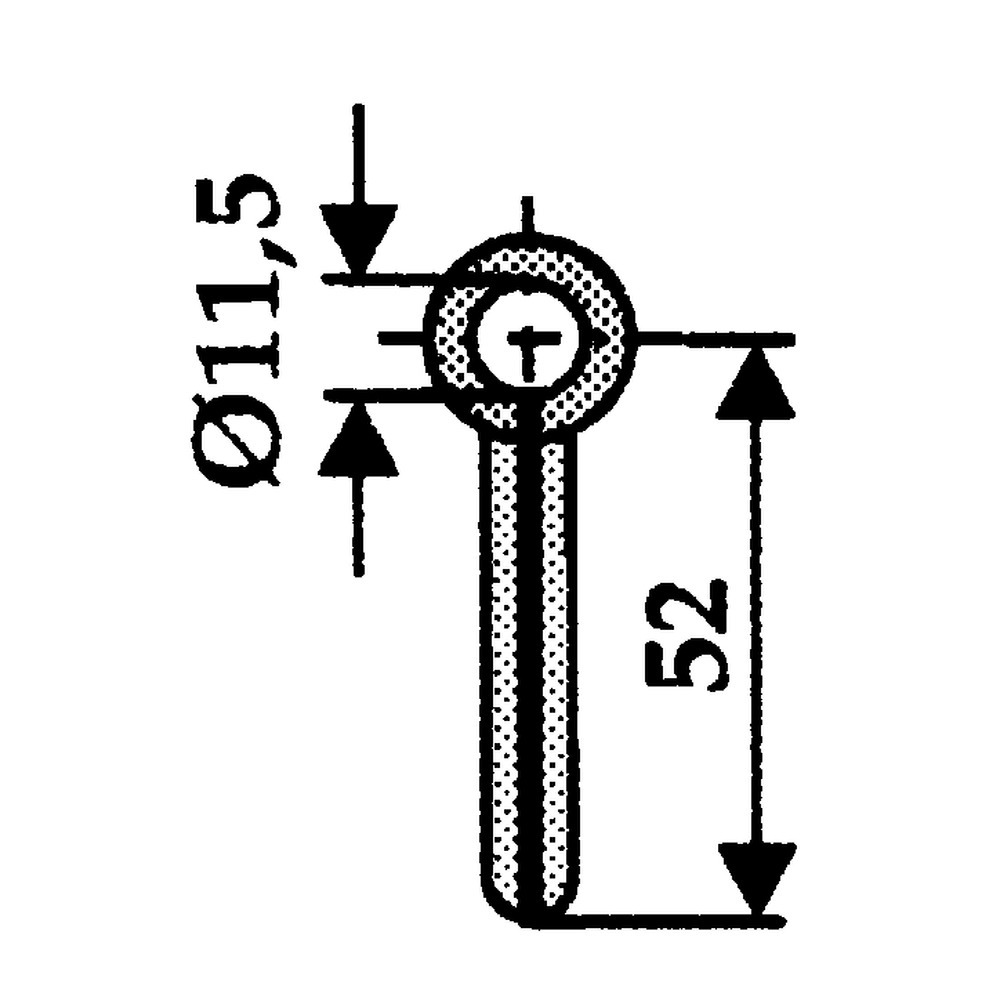 Schraube 7/16' x 63 mit Mutter