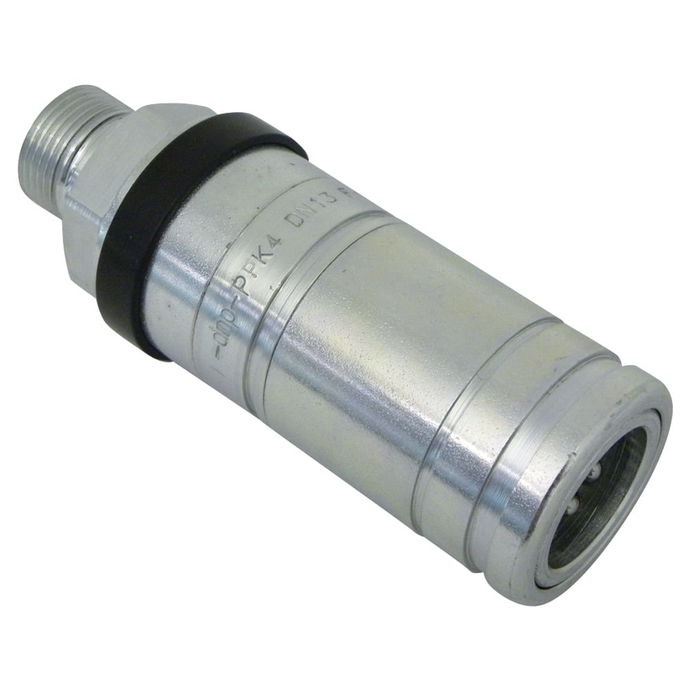 Kupplungsmuffe Push-Pull mit Einschraubgewinde M22x1,5 flachdichtend